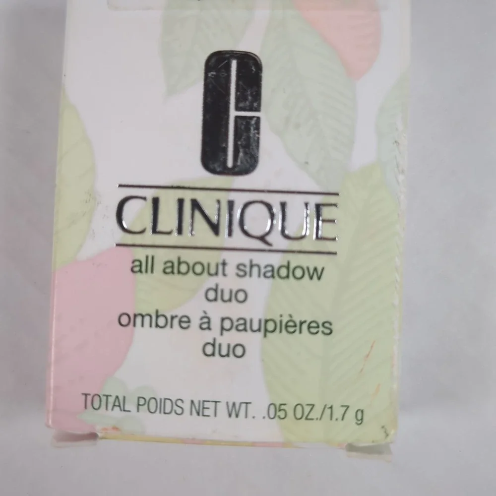 Clinique All About Shadow Duo 15 UPTOWN DOWNTOWN Satin Full Size New in Box 1.7g